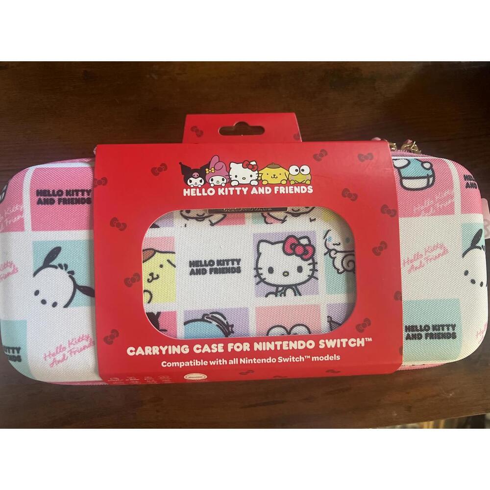 Hello Kitty & Friends Nintendo Switch Carrying Case 20 Slots New